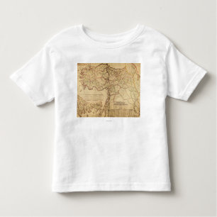 Turkey, Ottoman EmpirePanoramic MapTurkey Toddler T-shirt