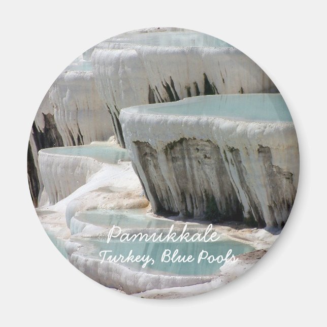Turkey, Pamukkale, Roman Pools (Magnet) Magnet (Front)