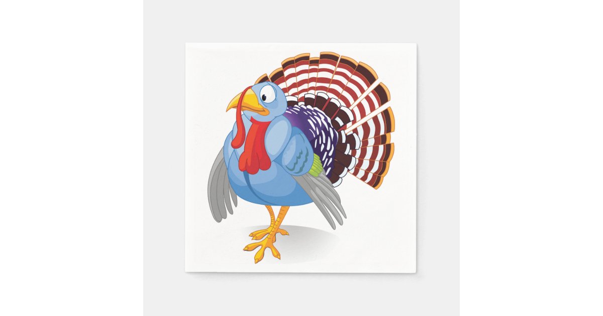 Turkey Paper Napkins Zazzle