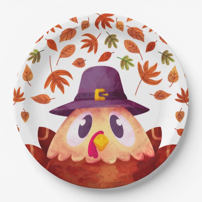 Turkey Paper Plates (Front)