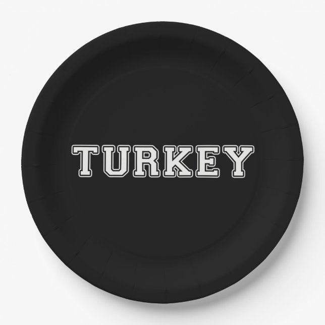 Turkey Paper Plates (Front)