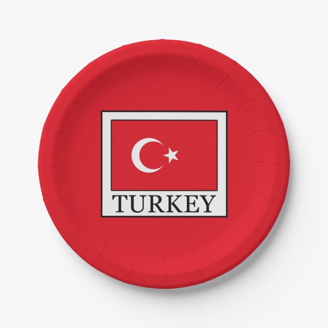 Turkey Paper Plates (Front)