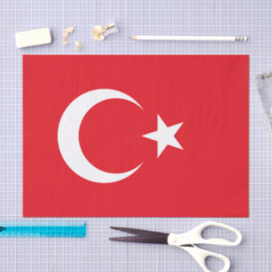 Turkey paper tissue, Turkish Flag tissue paper