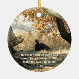 Turkey Paradise Psalm Ornament