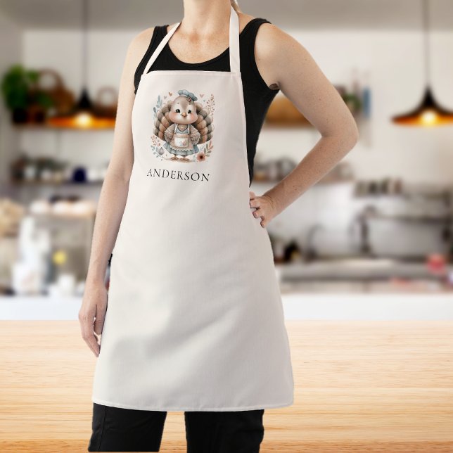 Turkey Personalized Add Name Apron (Creator Uploaded)