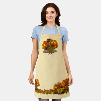  Turkey Pilgrim Thanksgiving  Apron