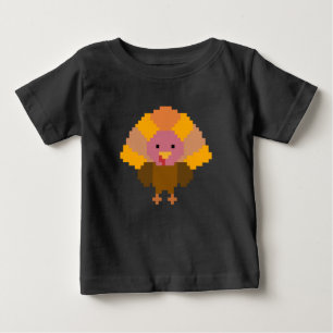Turkey - Pixel Art Baby T-Shirt