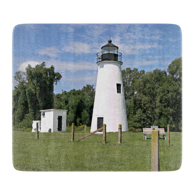 Turkey Point Lighthouse, Maryland Cutting Board (Front)