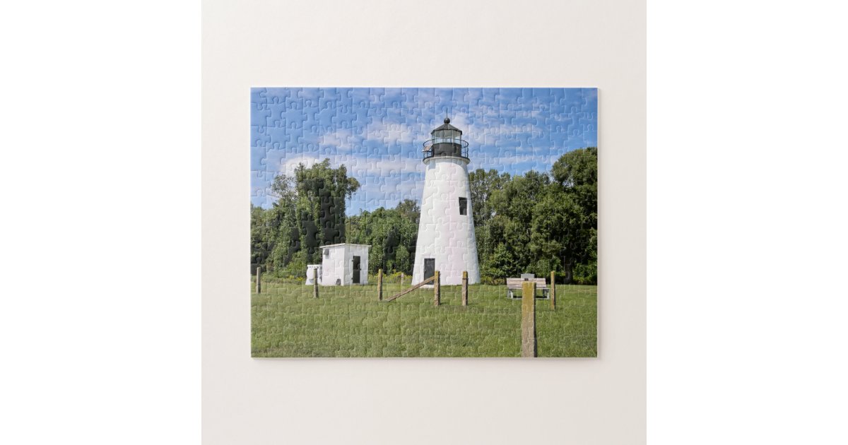Turkey Point Lighthouse, Maryland Jigsaw Puzzle | Zazzle