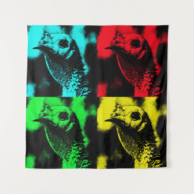 TURKEY POP ART TAPESTRY (Front)