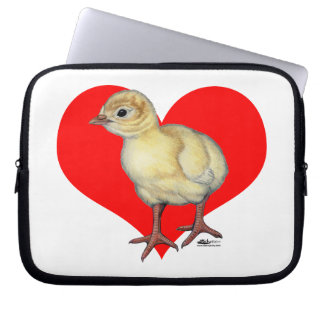 Turkey Poult Heart Laptop Sleeve