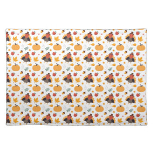 Turkey Pumpkin Cloth Placemat
