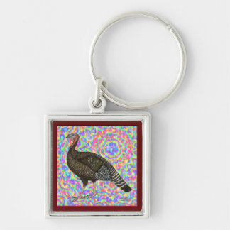 Turkey Rainbow Keychain