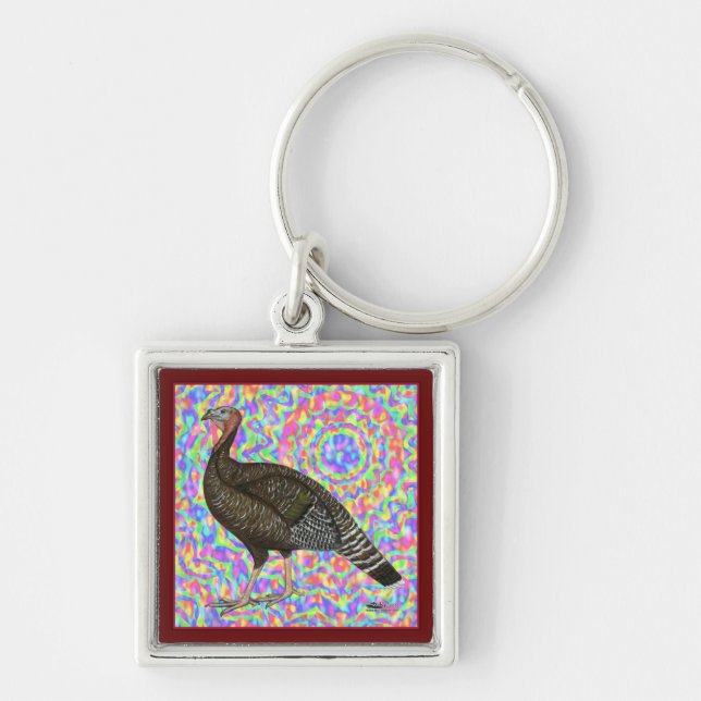 Turkey Rainbow Keychain (Front)