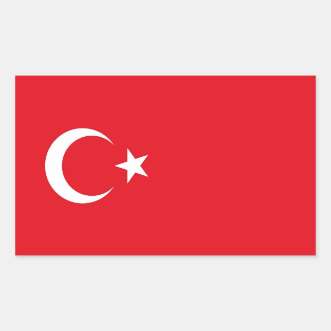 TURKEY RECTANGULAR STICKER (Front)
