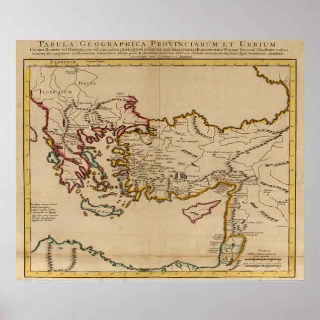 Turkey, Rome, Greece Poster (Front)