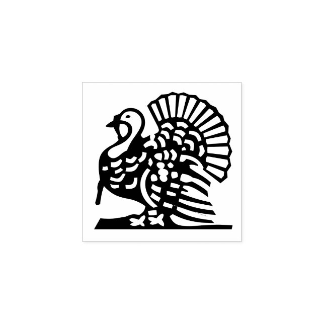 "Turkey" Rubber Stamp (Imprint)