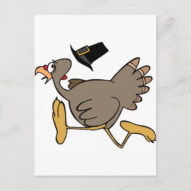 Turkey run holiday postcard (Front)