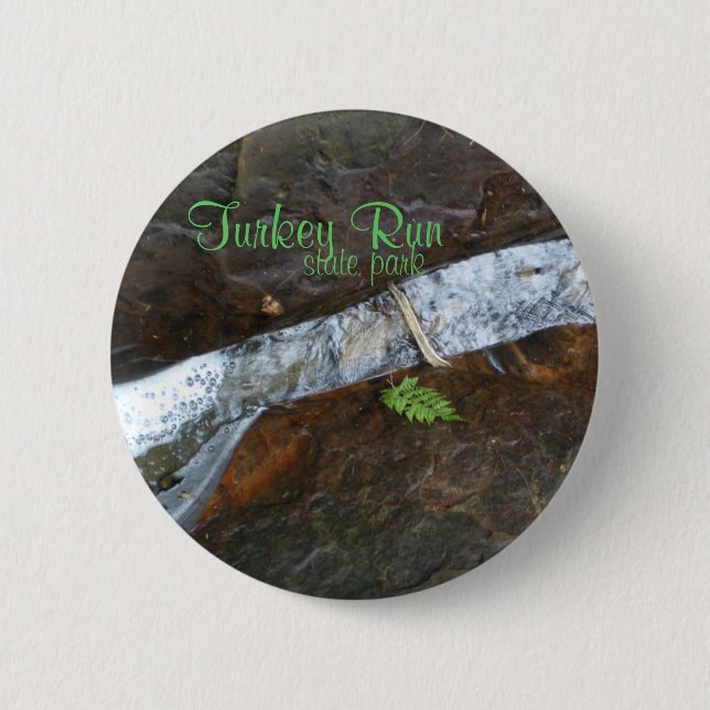 Turkey Run state park Button (Front)