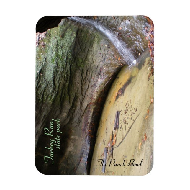 Turkey Run State Park, Punch Bowl Magnet (Vertical)