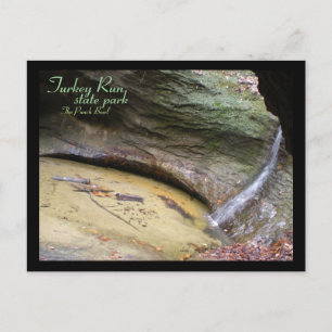 Turkey Run State Park, Punch Bowl Postcard
