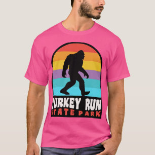 Turkey Run State Park Retro Sunset T-Shirt