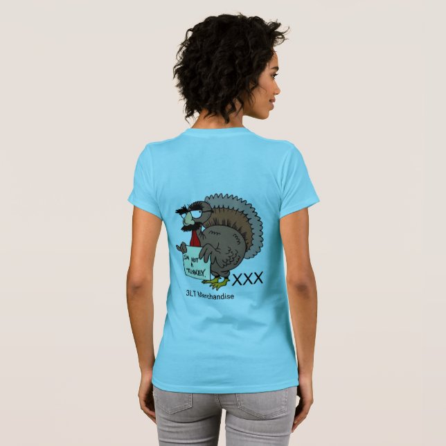 turkey shirt, t-2X T-Shirt (Back Full)
