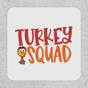 Turkey Squad Matching Outfit Turkey Thanksgiving Patch