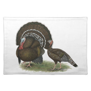 Turkey Standard Bronze Cloth Placemat