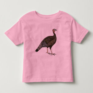 Turkey:  Standard Bronze Hen Toddler T-shirt