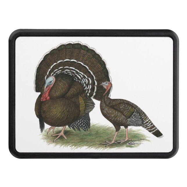 Turkey Standard Bronze Hitch Cover (Front)