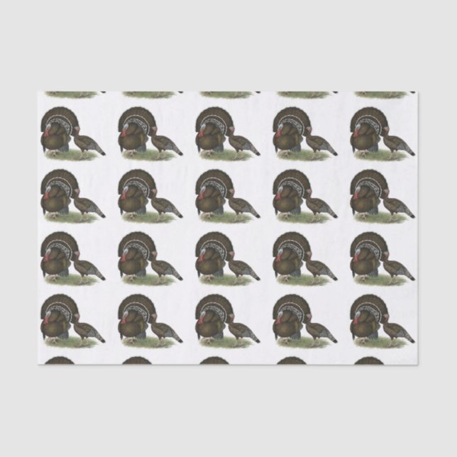 Turkey Standard Bronze Tissue Paper (Front)