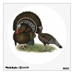 Turkey Standard Bronze Wall Decal