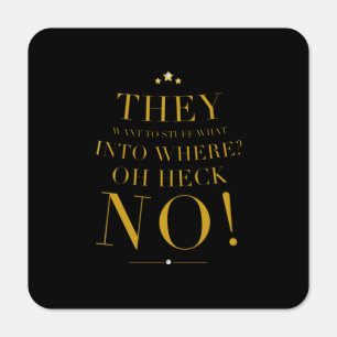 Turkey stuff funny thanksgiving quote brown metal sign