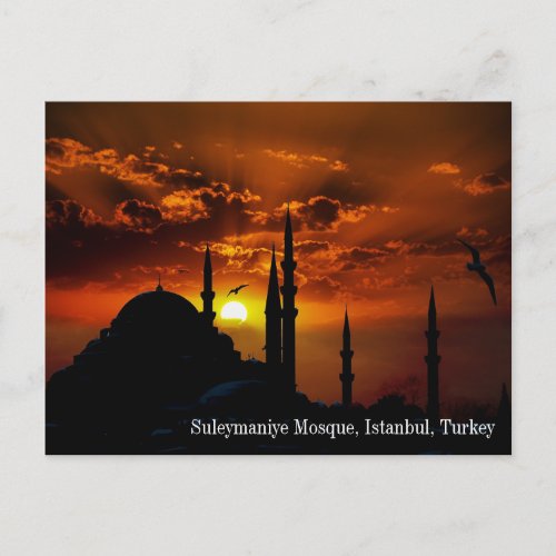 Turkey Suleymaniye Mosque Postcard