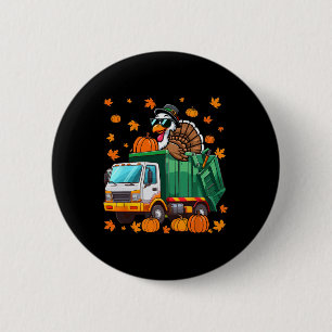 Turkey Sungles Driving Garge Truck Thanksgiving Dr Button