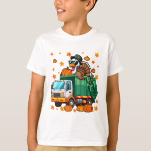 Turkey Sungles Driving Garge Truck Thanksgiving Dr T-Shirt
