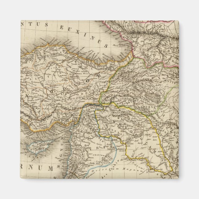 Turkey Syria map Magnet (Front)