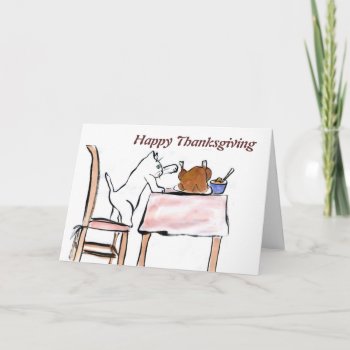 Turkey Tag  You’re It! Holiday Card by Nine_Lives_Studio at Zazzle