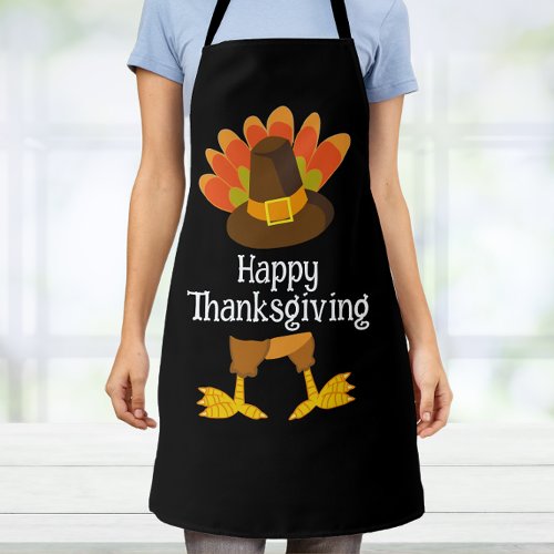 Turkey Tail  Legs Chef Thanksgiving Personalized  Apron
