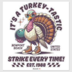 Turkey-tastic strike sticker