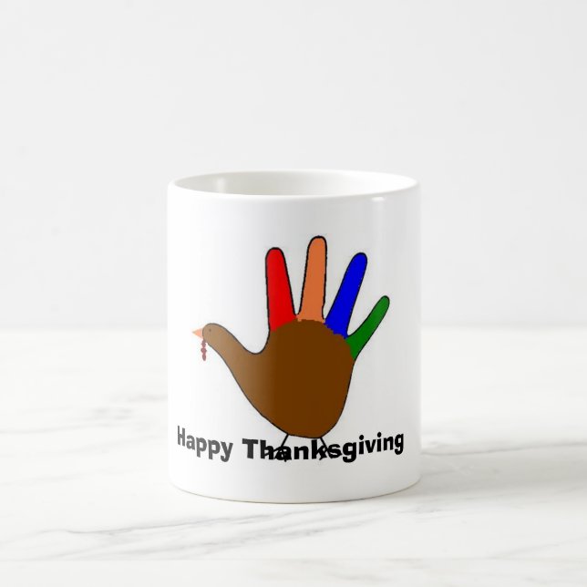 turkey, Thanksgiving Coffee Mug (Center)