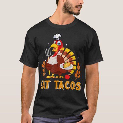 Turkey Thanksgiving Day Food Lover Fall Autumn  T_Shirt