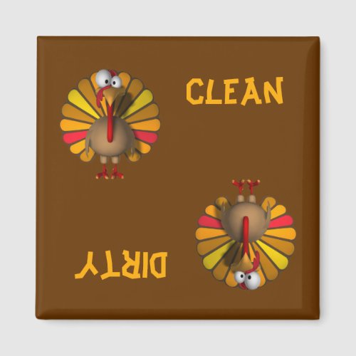 Turkey Thanksgiving Dishwasher Magnet