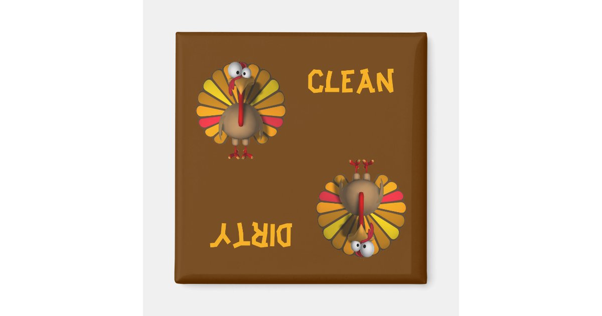Turkey Thanksgiving Dishwasher Zazzle