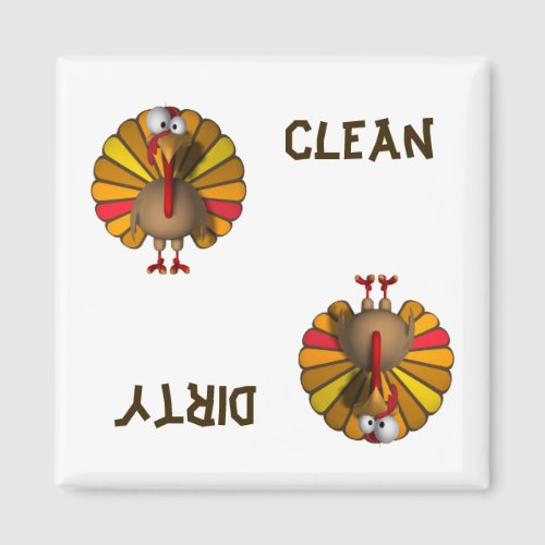 Turkey Thanksgiving Dishwasher Magnet