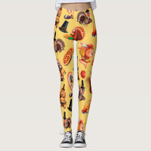 Women's Turkey Leggings | Zazzle
