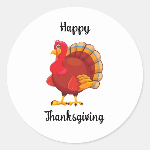 Turkey Thanksgiving Sticker