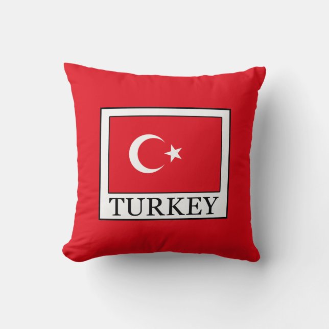 Turkey Throw Pillow (Front)