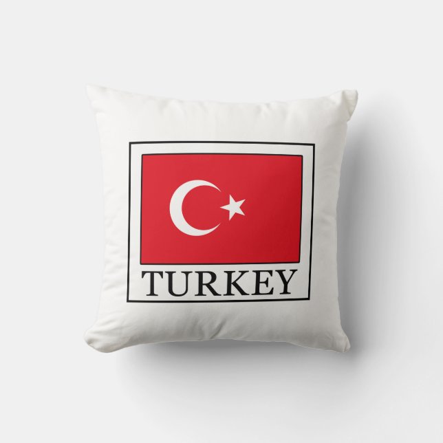 Turkey Throw Pillow (Front)